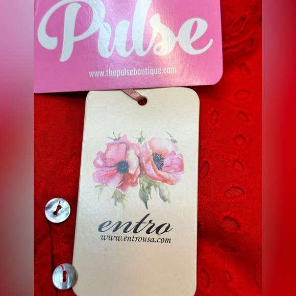 NWT Scarlet Red Babydoll Tank Top L - Picture 14 of 16